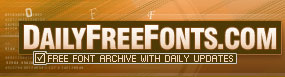 DailyFreeFonts - 每日更新的免費字型網站！