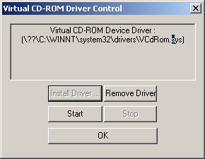 Microsoft Virtual CD-ROM Control Panel - 微軟推出的虛擬光碟軟體