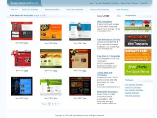 TemplatesLand - 免費下載數十種免費網站模板。