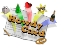 HowdyCard 迎接3D立體新世代的電子賀卡！