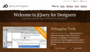 jQuery for Designers - 學習jQuery的好地方