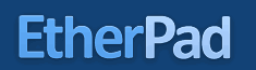 EtherPad 多人即時文件協作平台，支援中文