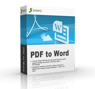 Simpo PDF to Word Converter 限時免費下載（含正版序號）