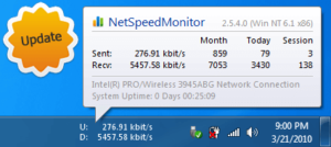 NetSpeedMonitor 輕量級網路速度監測工具
