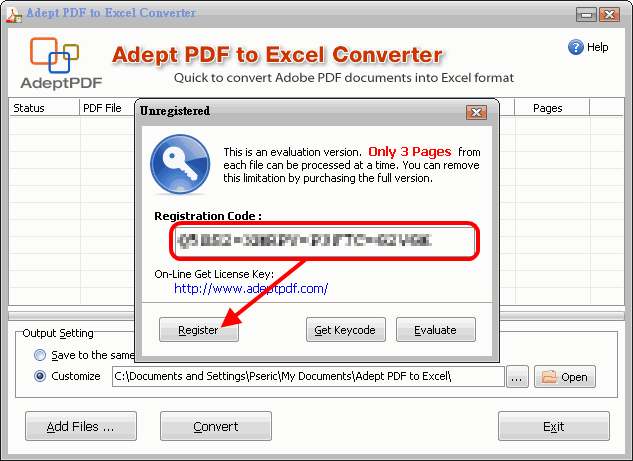 Adept PDF to Excel Converter：價值 $29.95 美金的 PDF 轉 Excel 軟體