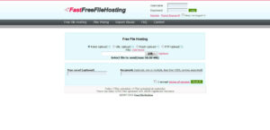 FastFreeFileHosting 不限速檔案分享空間