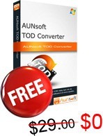 Aunsoft TOD Converter：TOD 轉檔軟體，限時免費下載