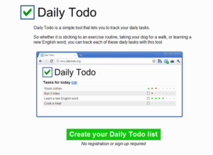 Daily Todo 建立待辦事項，督促你養成新的習慣