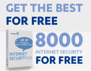 [免費] F-Secure Internet Security 2011 六個月序號