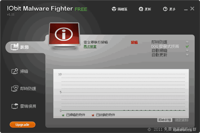 IObit Malware Fighter 免費的惡意程式、木馬掃描工具（中文版）