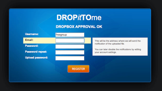DROPitTOme 讓其他人可以上傳檔案到你的 Dropbox 空間