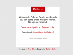 Polls.io 一分鐘輕鬆建立線上投票系統，可自訂八個答案