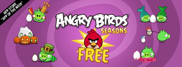 [iOS] Angry Birds Seasons 憤怒鳥限時免費下載