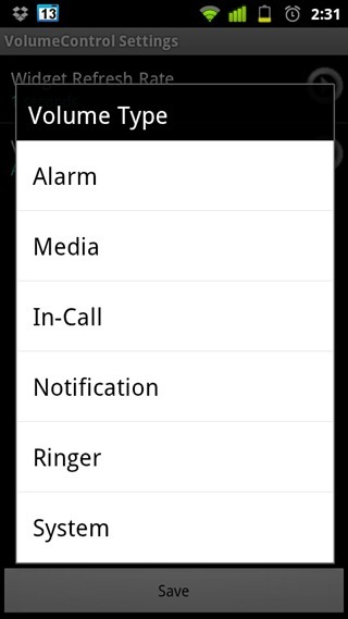 [Android] VolumeControl Free 取代實體音量按鍵、又不佔空間的好東西！