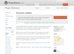 Automatic Updater －自動更新 WordPress 主程式、佈景主題和外掛