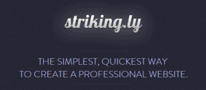 以 Striking.ly 快速建立一個專業的線上網站
