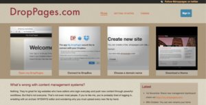 DropPages：用 Dropbox 架設免費個人網站