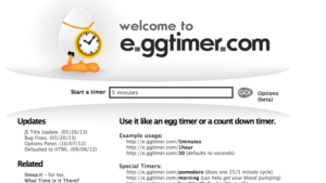 E.gg Timer 簡單的線上倒數計時器