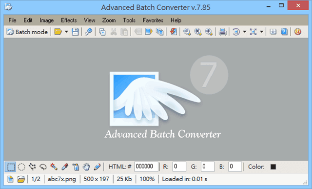 Advanced Batch Converter 圖片批次轉檔軟體，限時免費（原價 $99.95 美元）