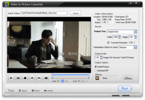 WonderFox Video to Picture Converter 1.1 將影片轉為分割圖片，或製作成 GIF 動態截圖
