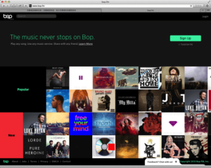 Bop.fm 線上音樂聚合服務，免費聽歌還能推薦分享給好友