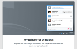 Jumpshare 即時檔案上傳、分享工具，拖曳後直接產生鏈結（Windows、Mac）