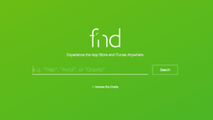 Fnd.io ━ 蘋果 App Store 和 iTunes 搜尋引擎網頁版