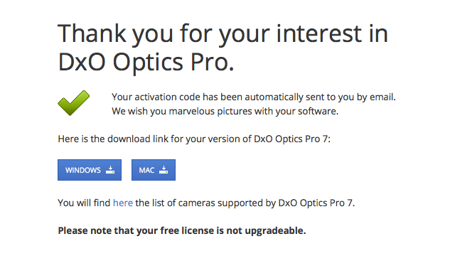 DxO Optics Pro 7