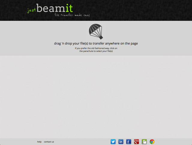 JustBeamIt 把瀏覽器變成 P2P 傳檔工具，無檔案大小、流量限制