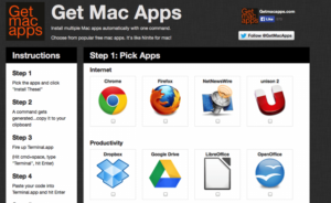 Get Mac Apps 自製下載軟體整合包，一行指令快速安裝常用應用程式（Mac）