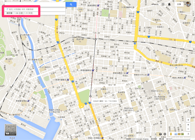 如何在 Google 地圖裡測量多點距離、計算總面積？