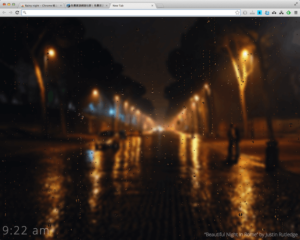 Rainy Night 為瀏覽器分頁加入雨滴特效（Chrome 擴充功能）
