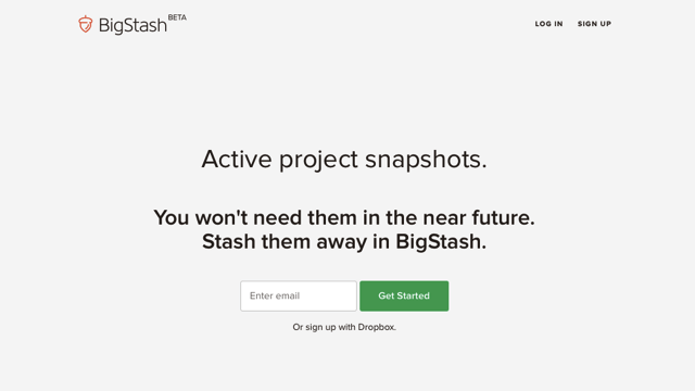BigStash 雲端備份空間，將你暫時用不到的資料歸檔儲存