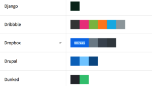 BrandColors 收錄世界知名品牌「顏色」色碼，可快速下載、獲取色票資訊