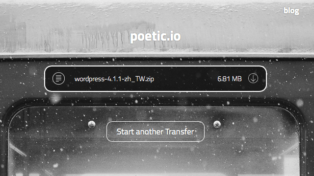 Poetic.io 傳檔案給朋友最簡單的方法！支援單檔 3 GB，下載免倒數無流量限制