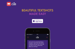 Cite 選取文字產生圖片摘要，一鍵分享至社群網站（iOS）