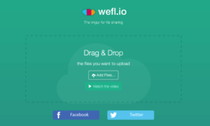 Weflio 號稱免空界 Imgur，無單檔大小、容量限制，可批次打包下載檔案