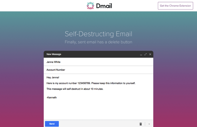 Dmail 自動銷毀、遠端刪除寄出的 Email 郵件，傳遞隱私資訊更安全可靠（Chrome 擴充功能）