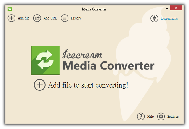 Icecream Media Converter 免費影音轉檔軟體下載，支援多種常見影片、音訊格式（中文版）