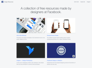 Facebook Design Resources 臉書設計免費資源集合，素材開放原始碼免費下載