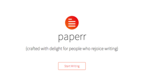 Paperr 讓瀏覽器化身優雅文字編輯器，美好你的寫作體驗