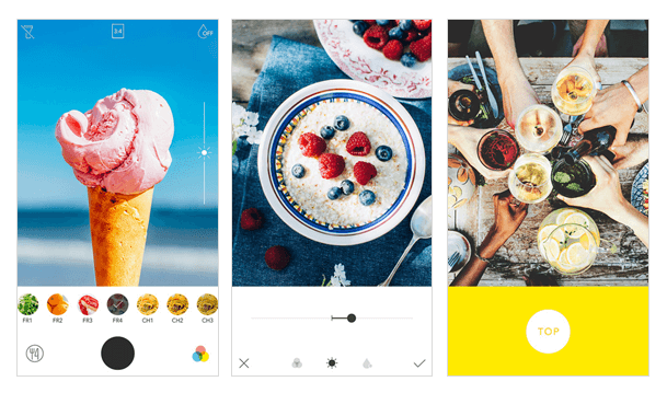 LINE 美食專用相機「Foodie」，讓食物拍起來更美味的魔法（iOS、Android）