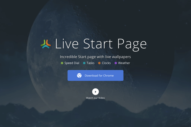Live Start Page