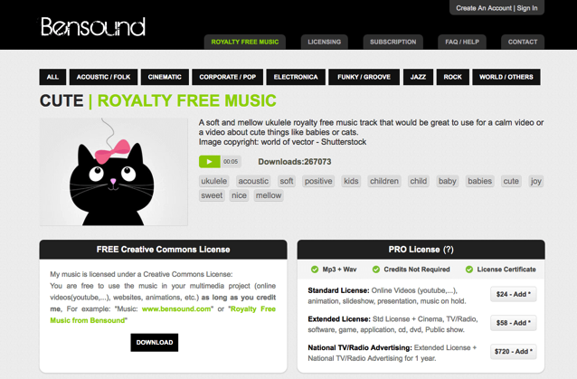 Bensound Royalty Free Music Download