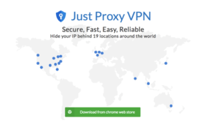 Just Proxy VPN 安全、快速免費連線工具，可用美國、英國等國家 IP 位址