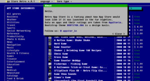 Retro App Store 復古應用程式商店，如果二十年前有 App Store 可能長這樣