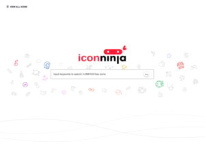 Icon Ninja 推薦免費圖示搜尋引擎，收錄將近 90 萬個 PNG、SVG 圖案下載