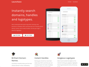Launchaco Website Builder 快速建立免費、自適應設計產品官方網站