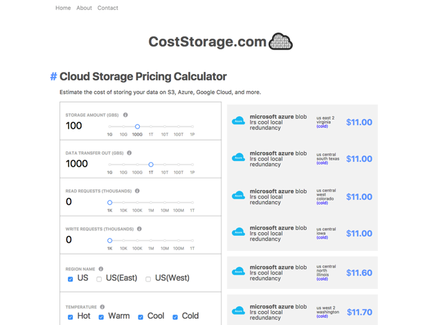 CostStorage.com