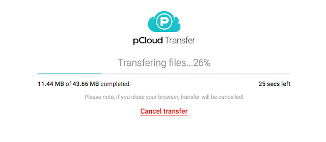 pCloud Transfer